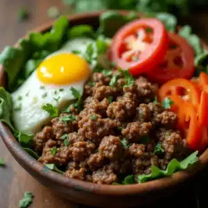 burger bowl recipe