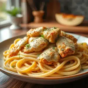 garlic parmesan chicken pasta