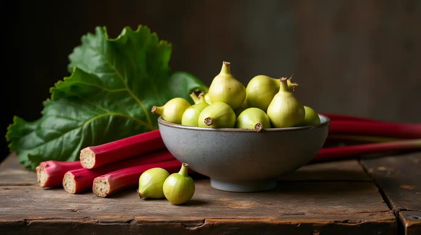 Do gooseberries taste like rhubarb