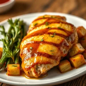 honey mustard glazed chicken