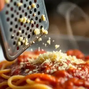  parmesan in pasta sauce