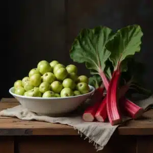 Do gooseberries taste like rhubarb