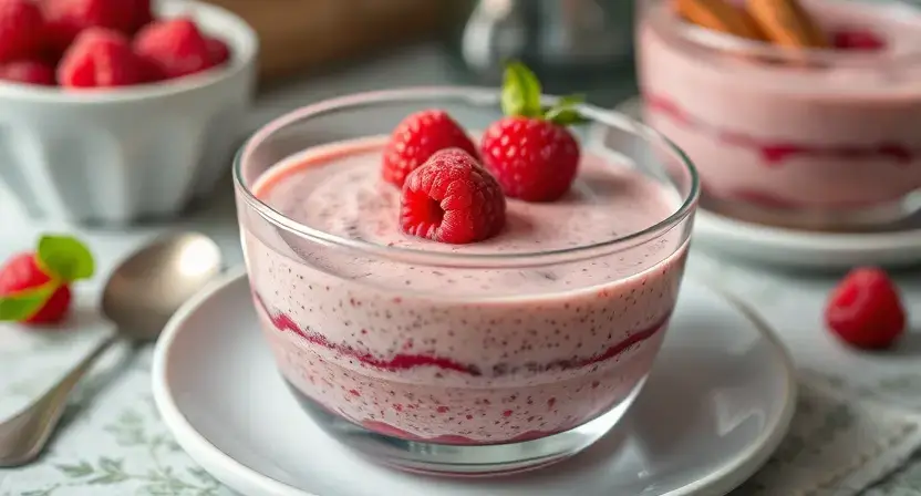 Raspberry Chia Pudding