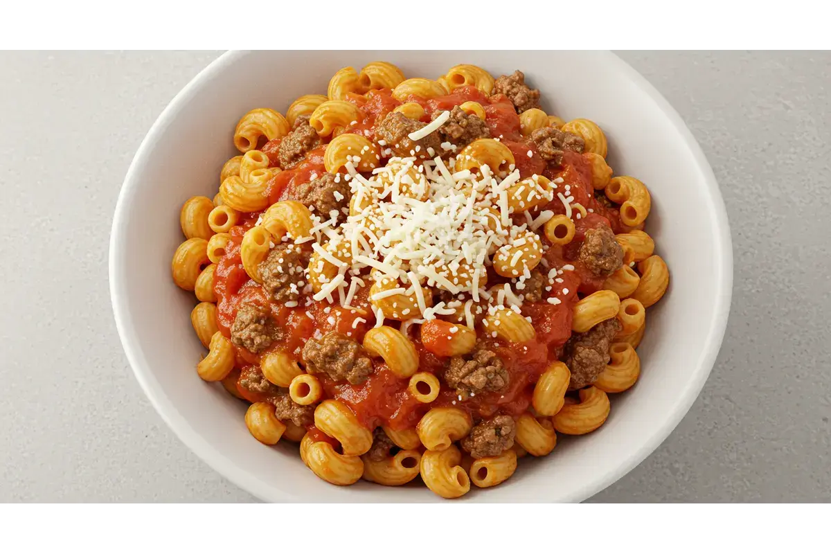 What is beefaroni made of