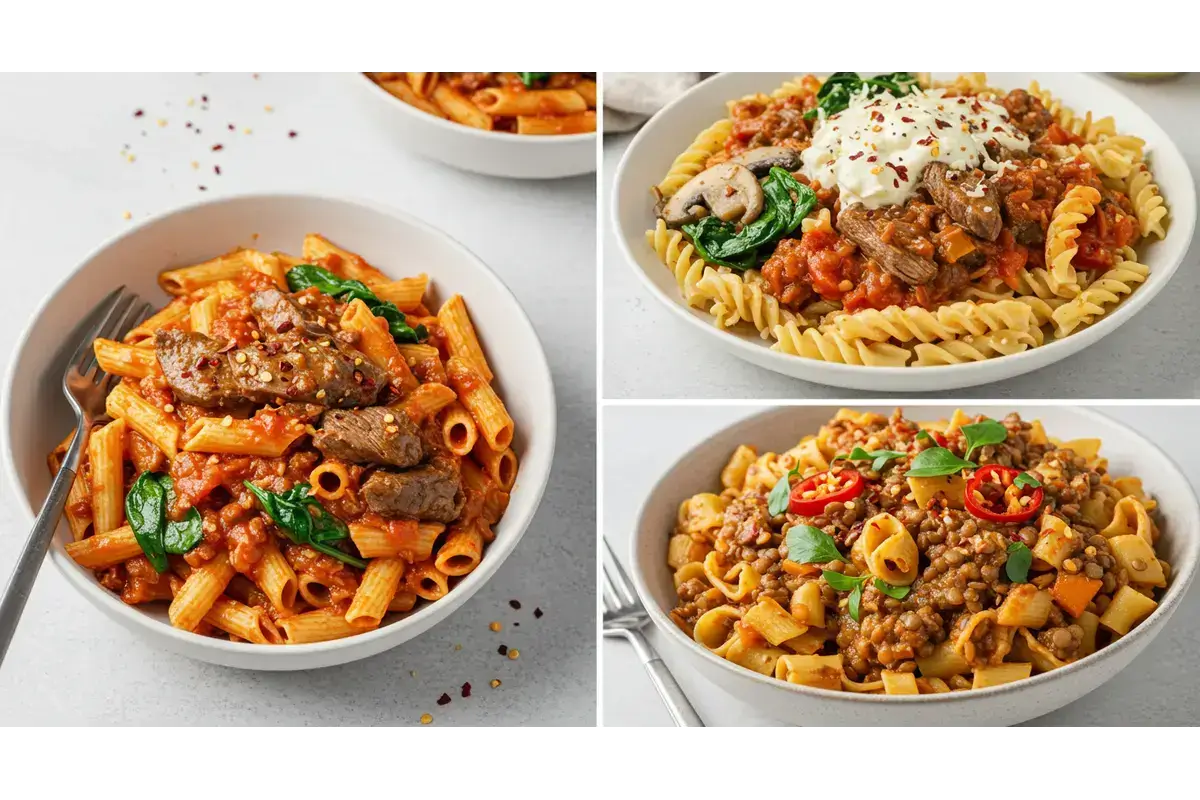 What is beefaroni made of