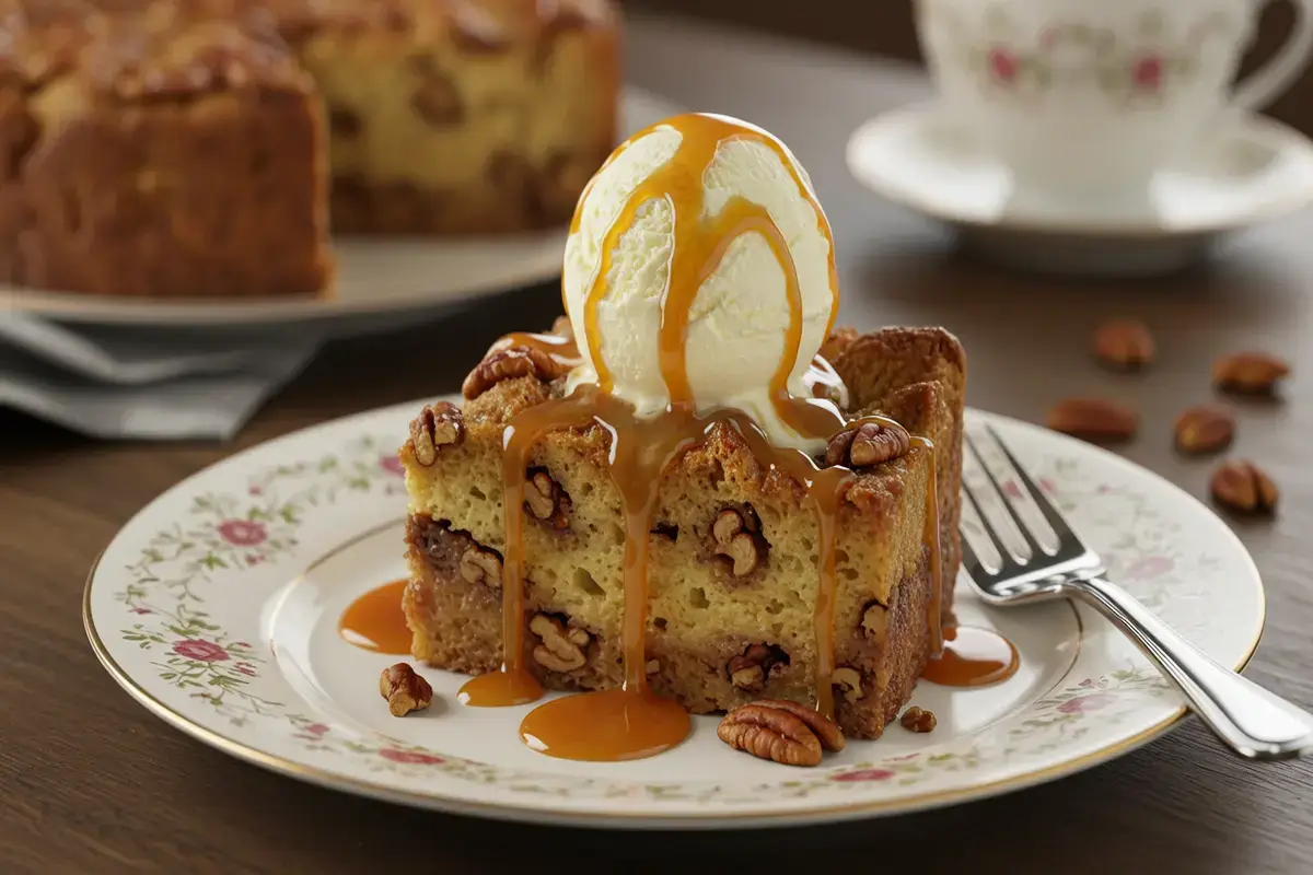 pecan pie bread pudding