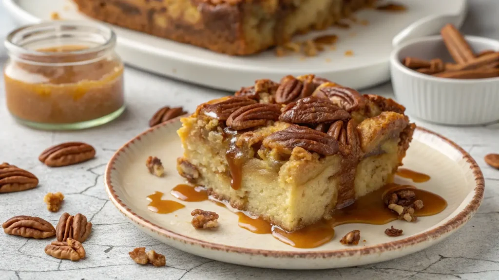 pecan pie bread pudding